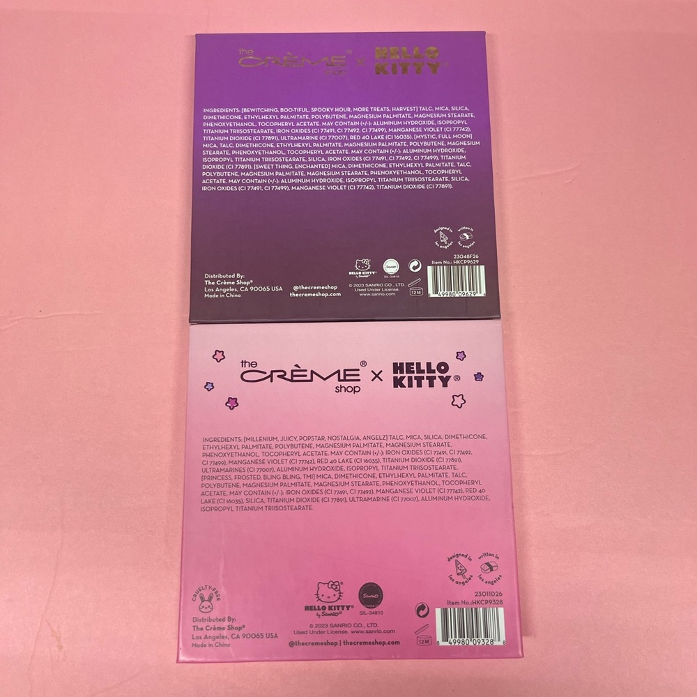 The crème “hello kitty “ eyeshadow pallet bundle - Picture 2 of 4